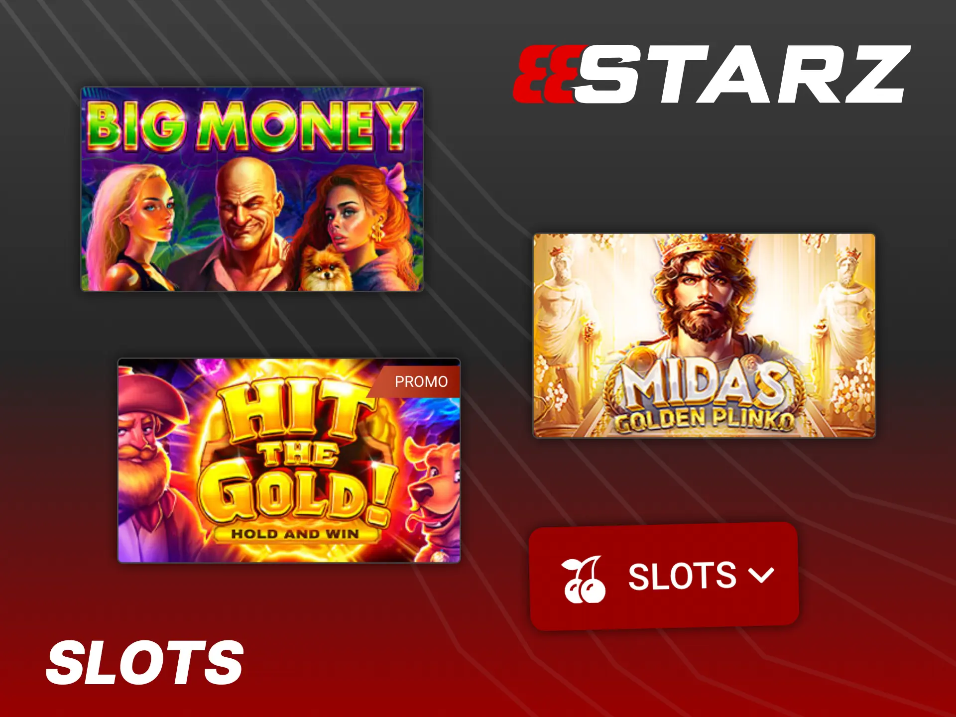 Start playing slots at 888Starz official casino platform.