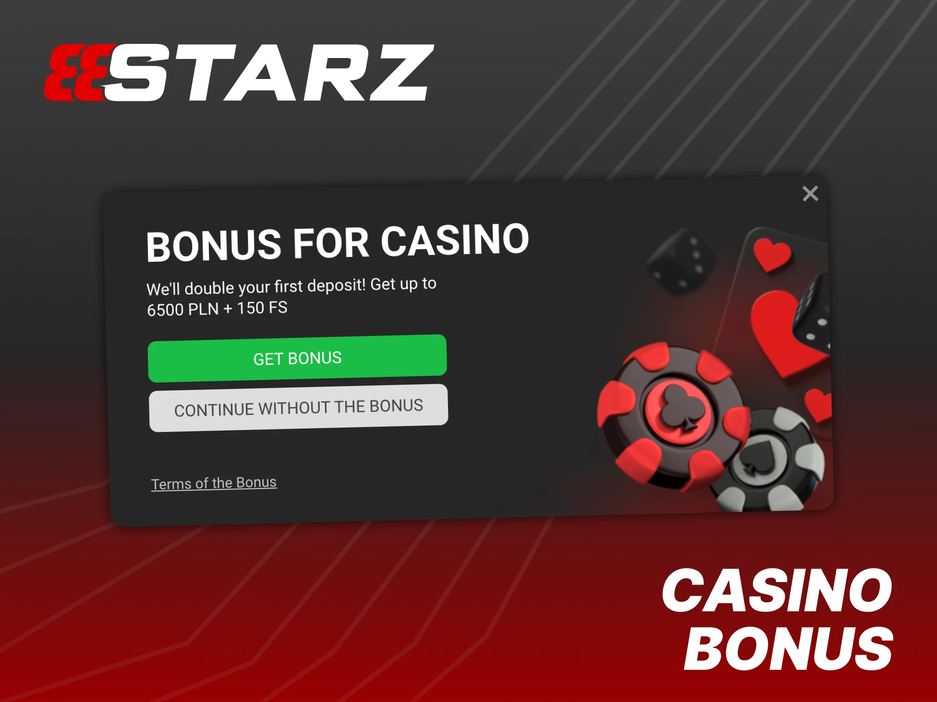 Take advantage of 888Starz casino welcome bonus.