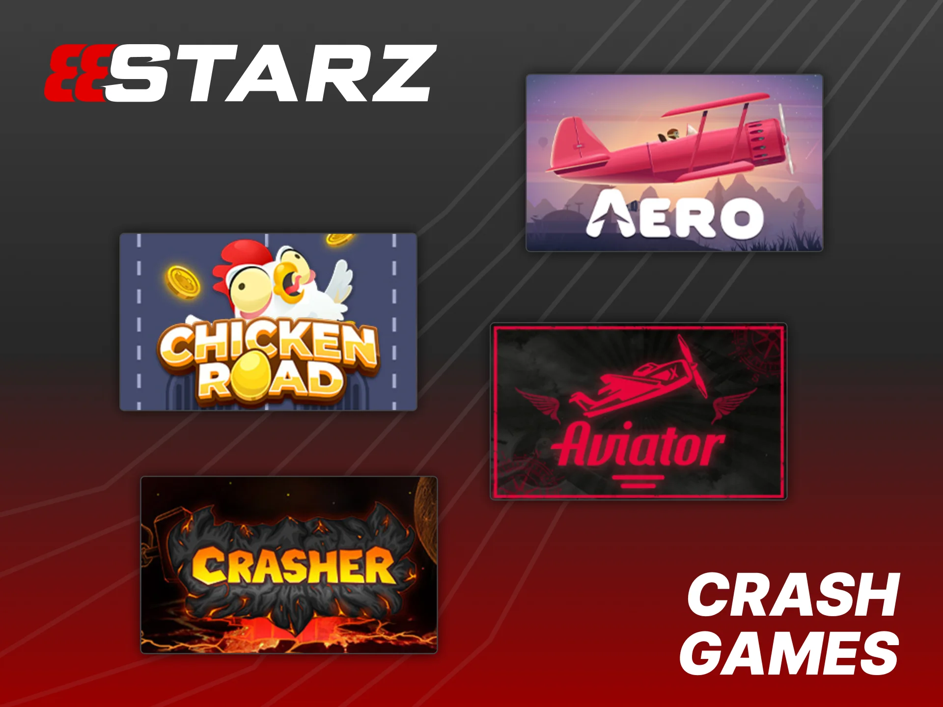 Get quick betting experiences with 888Starz crash games.