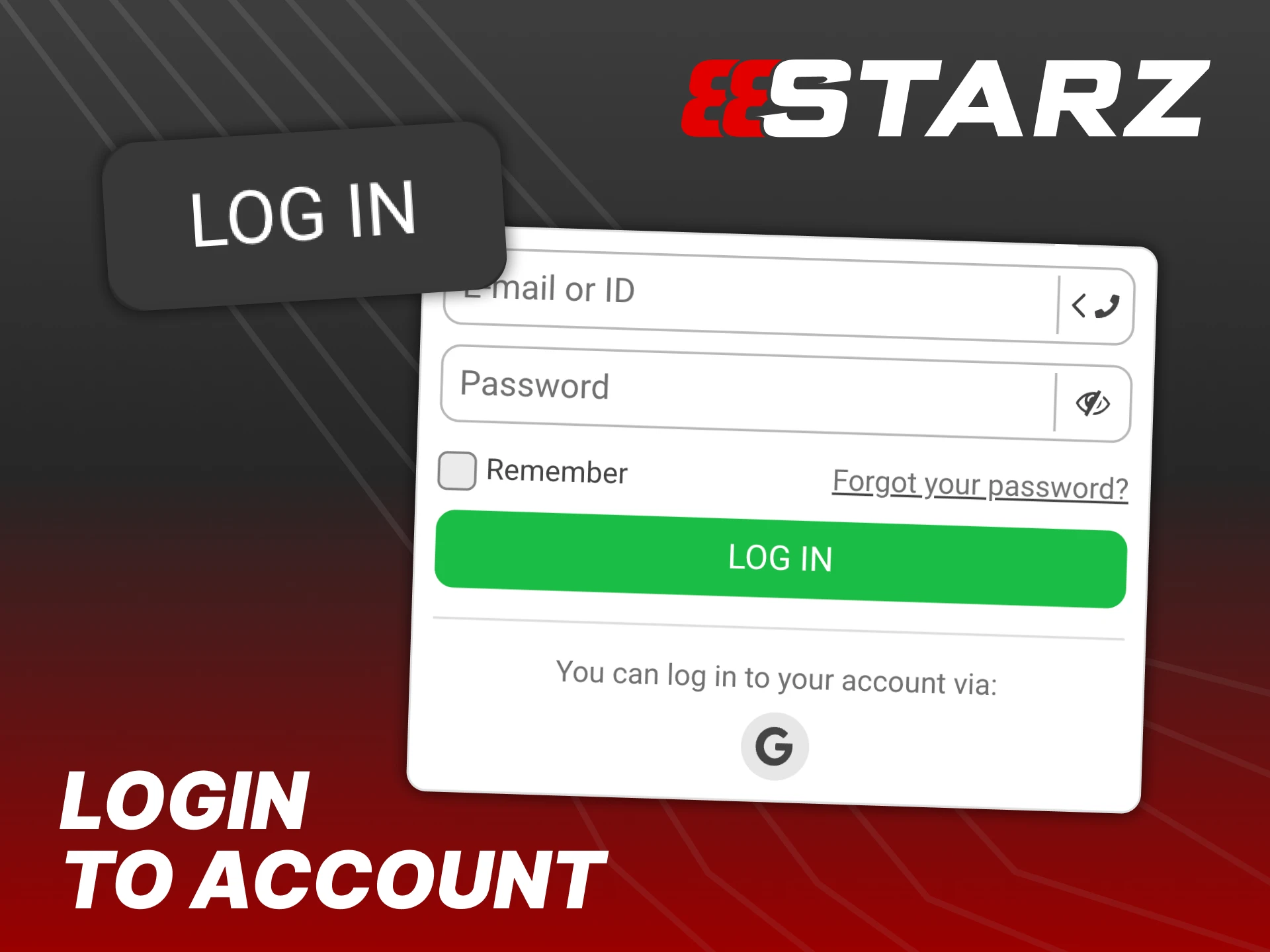 Log in to your 888Starz account and explore the platform.
