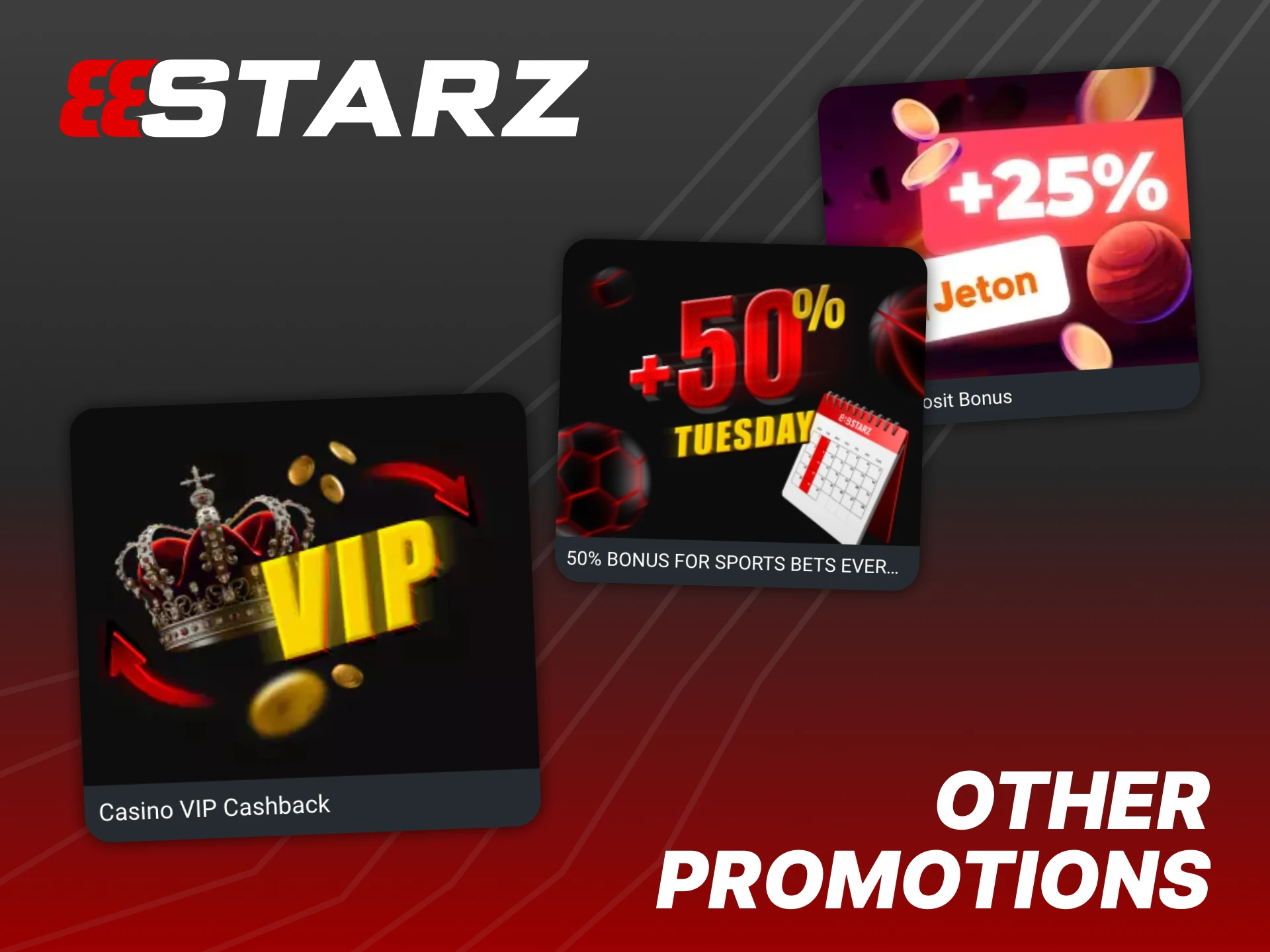 Take part in other offers on official 888Starz platform.