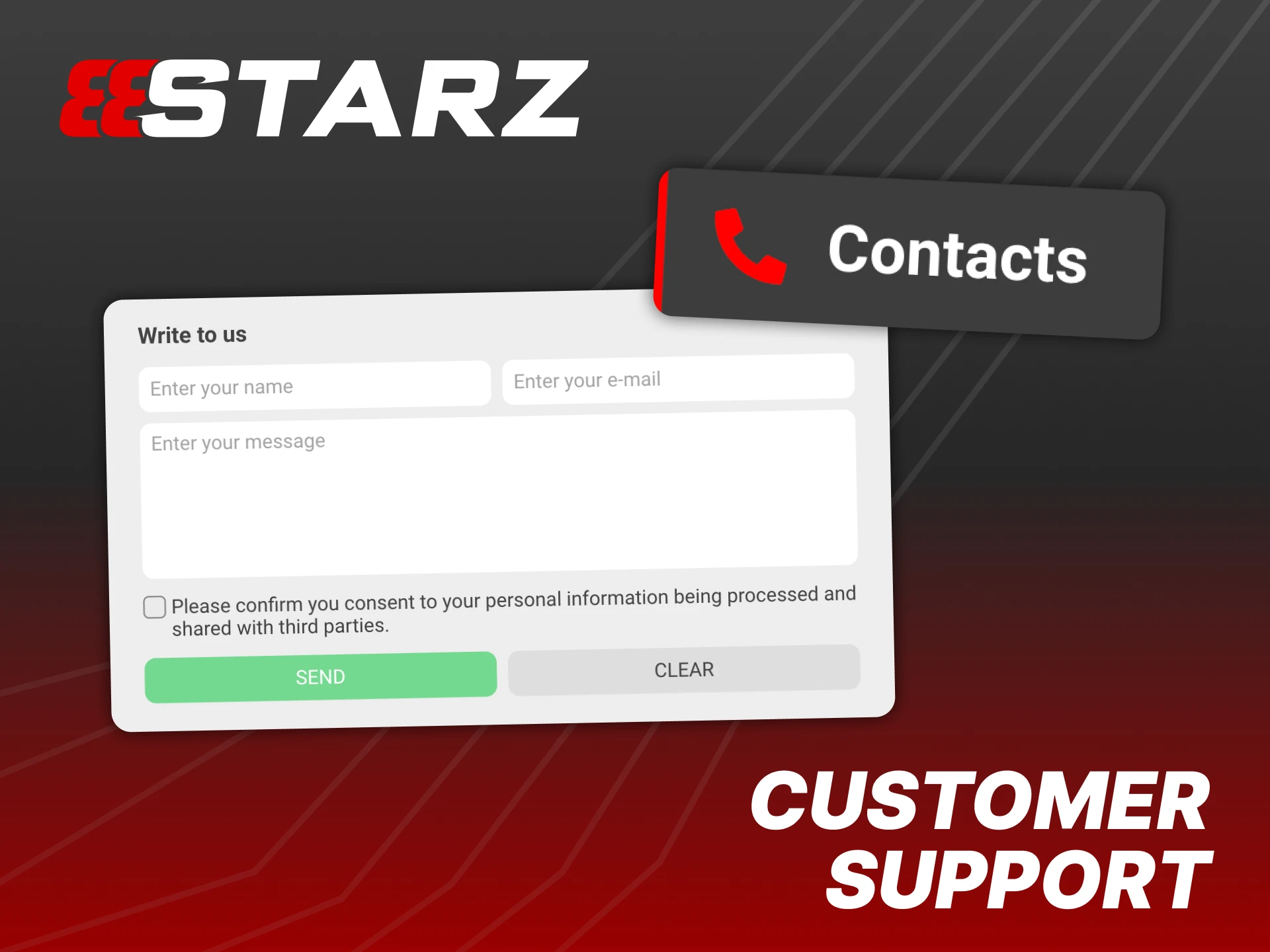 You can contact 888Starz customer support with withdrawal problems.