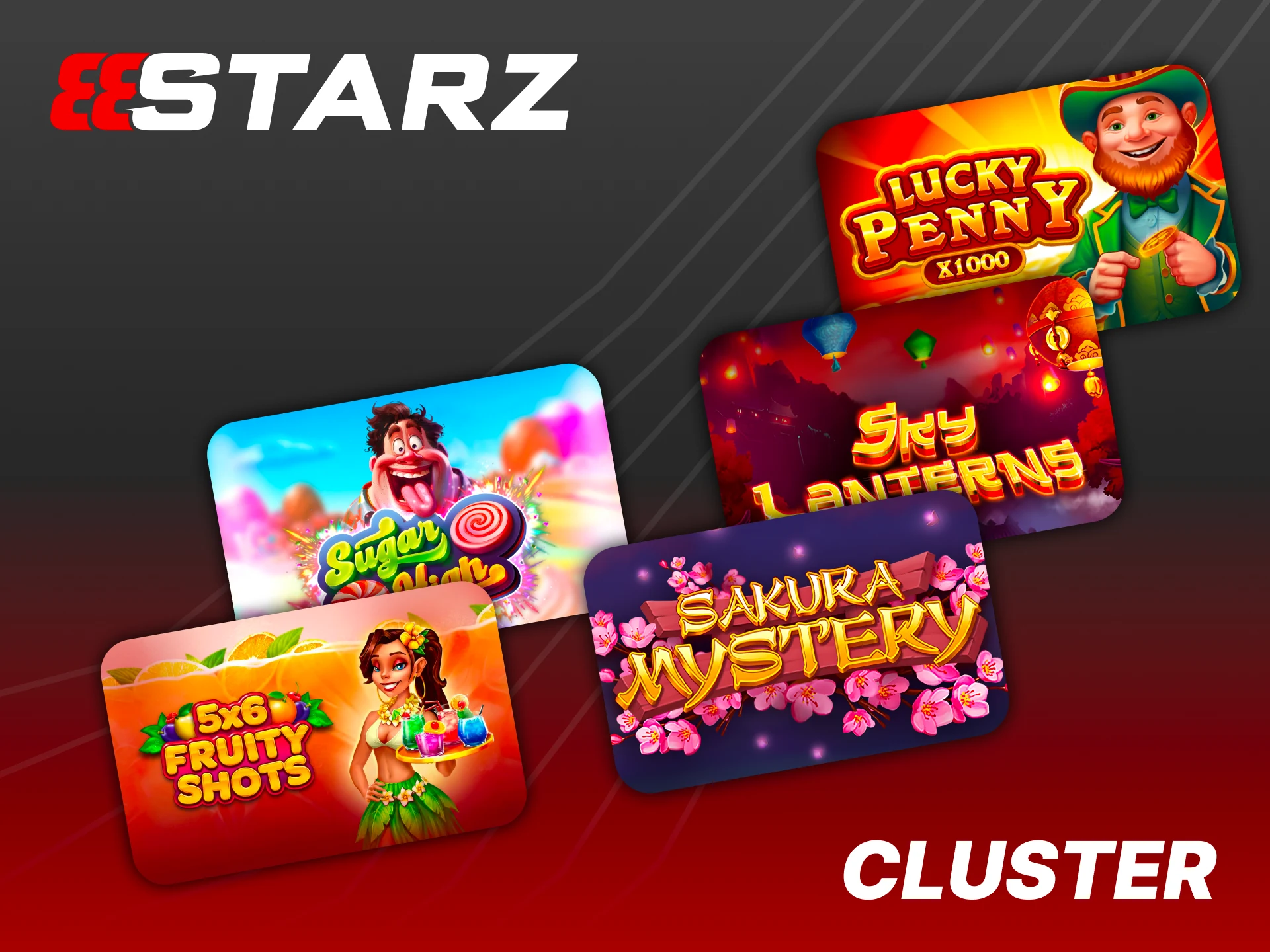 Play cluster slot games for bigger group wins at 888Starz.