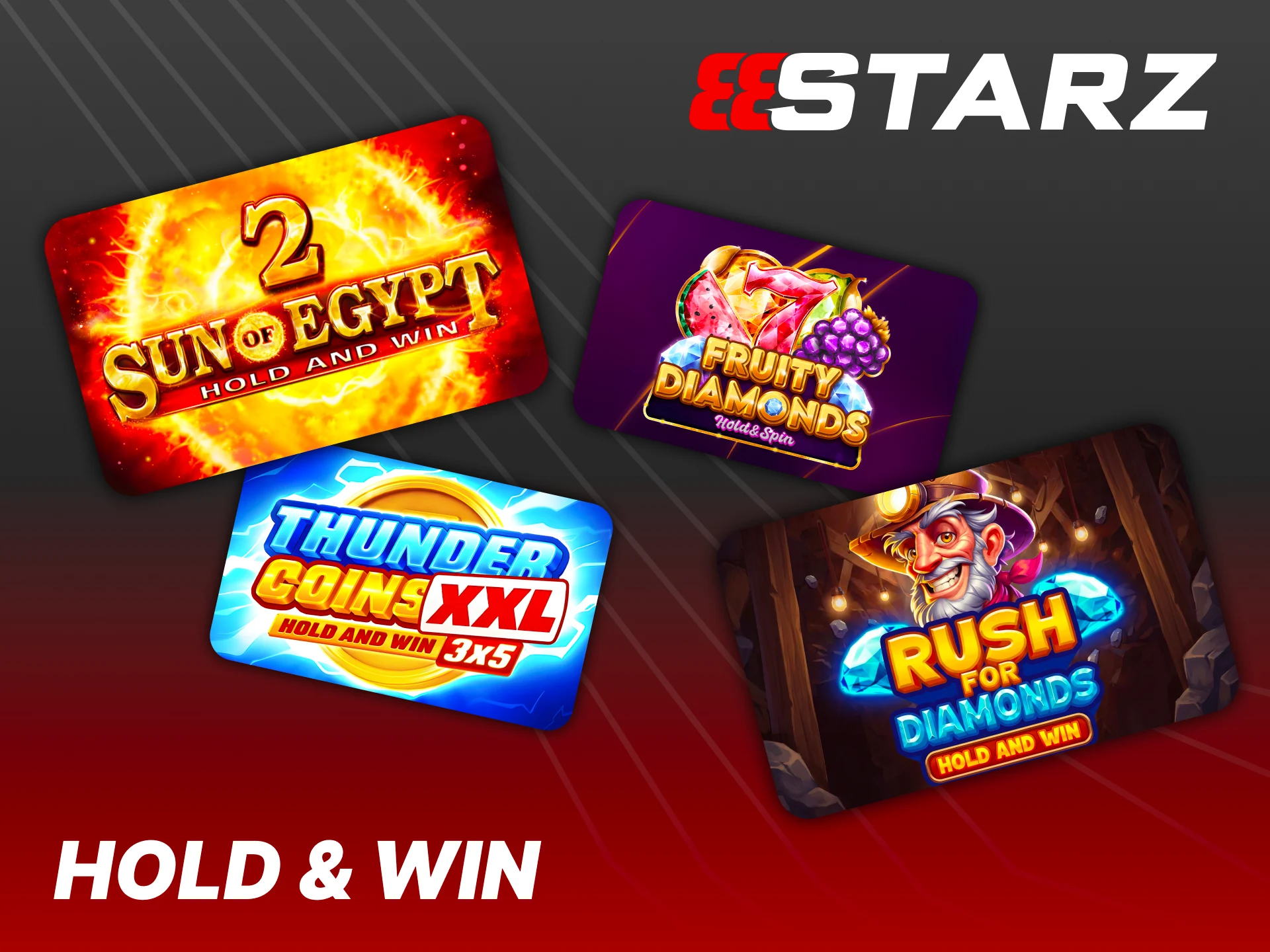 Play Hold and Win slots for exciting bonus payouts at 888Starz.