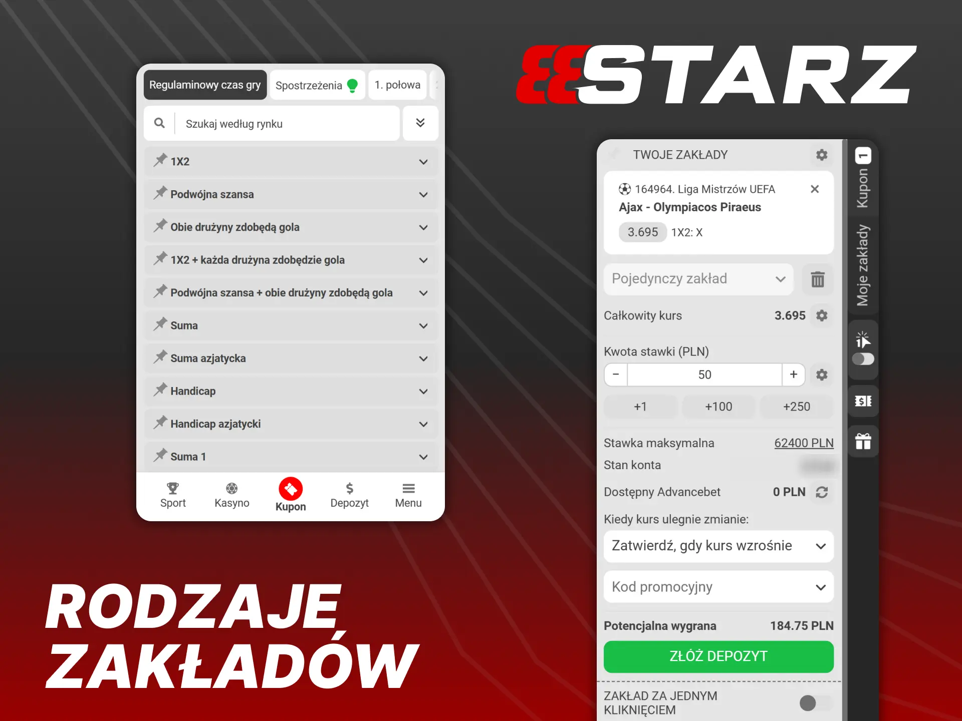 Poznaj elastyczne rynki zakładów na piłkę nożną z większą liczbą opcji w 888Starz.