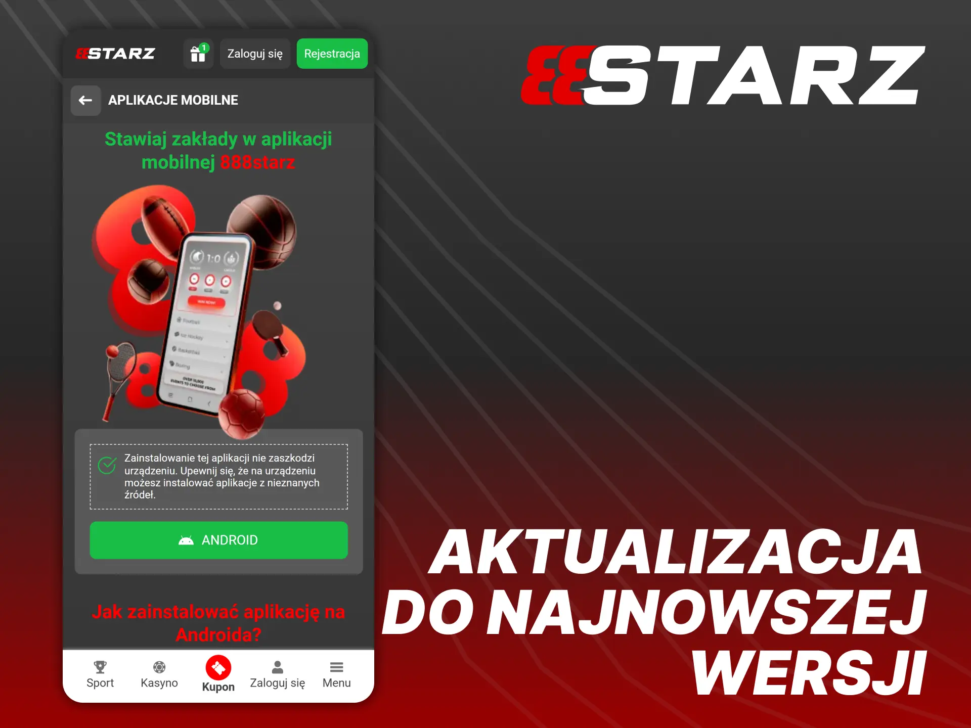 Dowiedz się, jak dbać o aktualność aplikacji 888Starz.