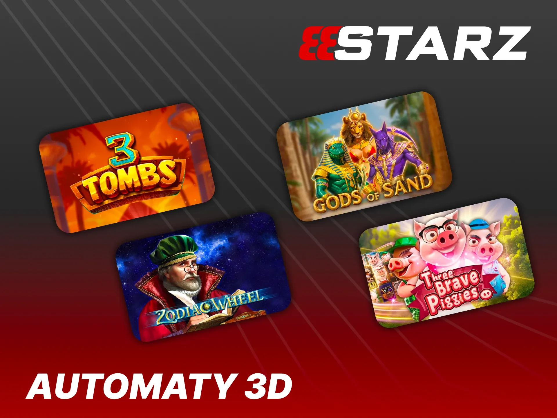 Ciesz się wciągającą, animowaną rozgrywką na automatach 3D w 888Starz.