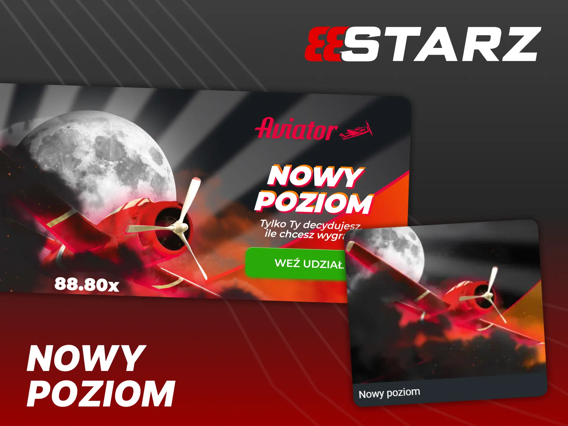 Możesz otrzymać darmowe spiny w grze Aviator na platformie 888Starz.