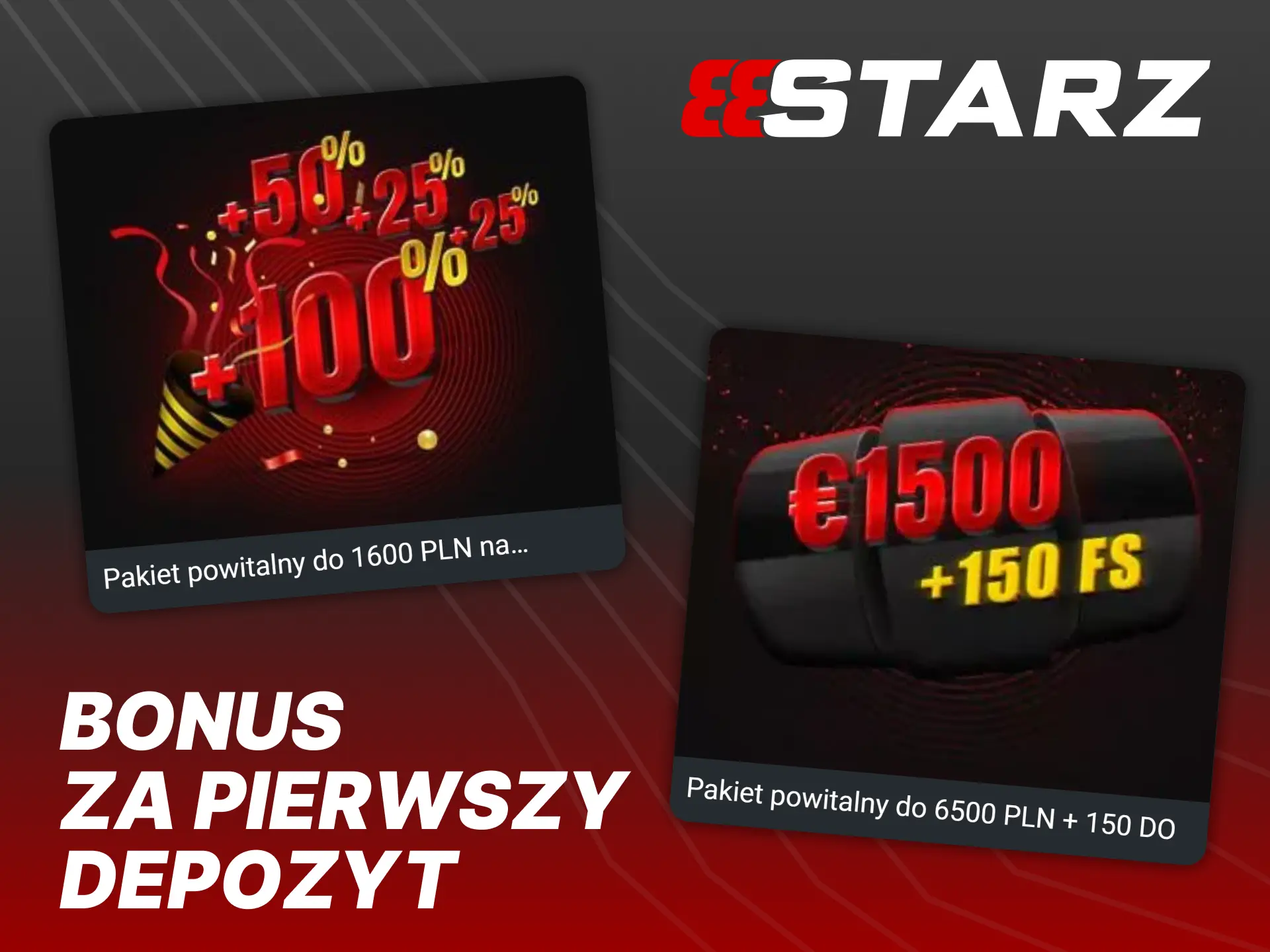 Otrzymaj bonus powitalny przy pierwszej wpłacie w 888Starz.