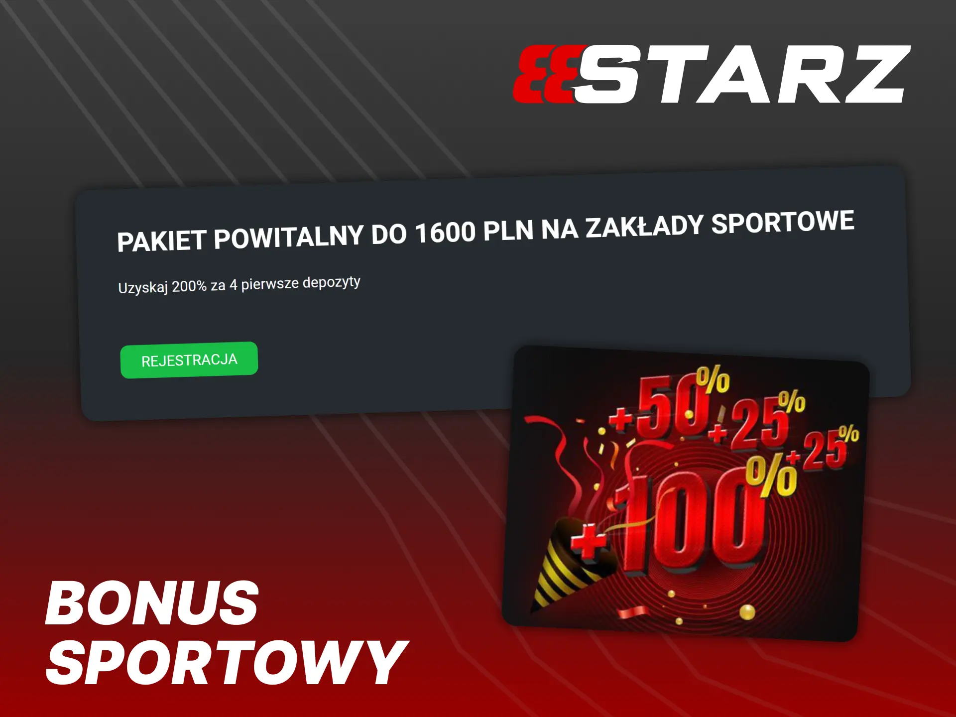 Przejdź do 888Starz i odbierz sportowy bonus powitalny.