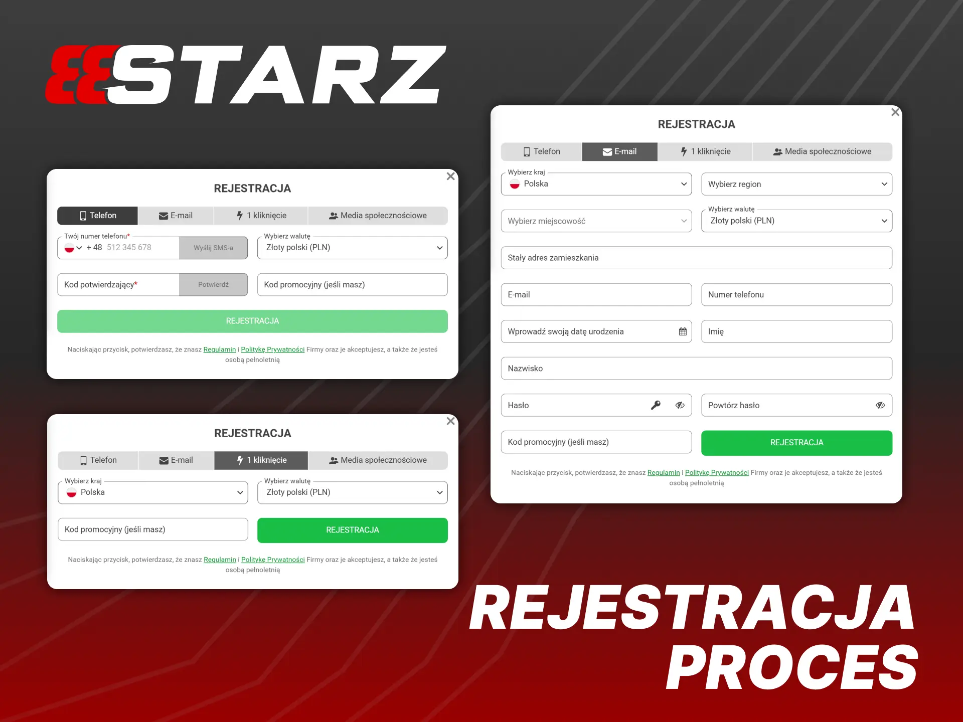 Zarejestruj się w 888Starz, aby uzyskać dostęp do gier kasynowych i zakładów sportowych.
