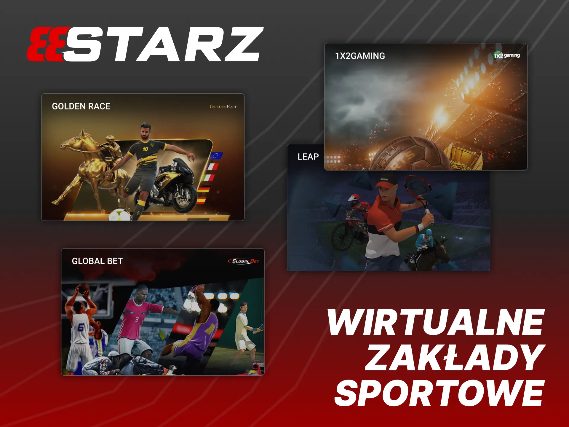 Ciesz się zakładami na sporty wirtualne w Polsce z 888Starz.