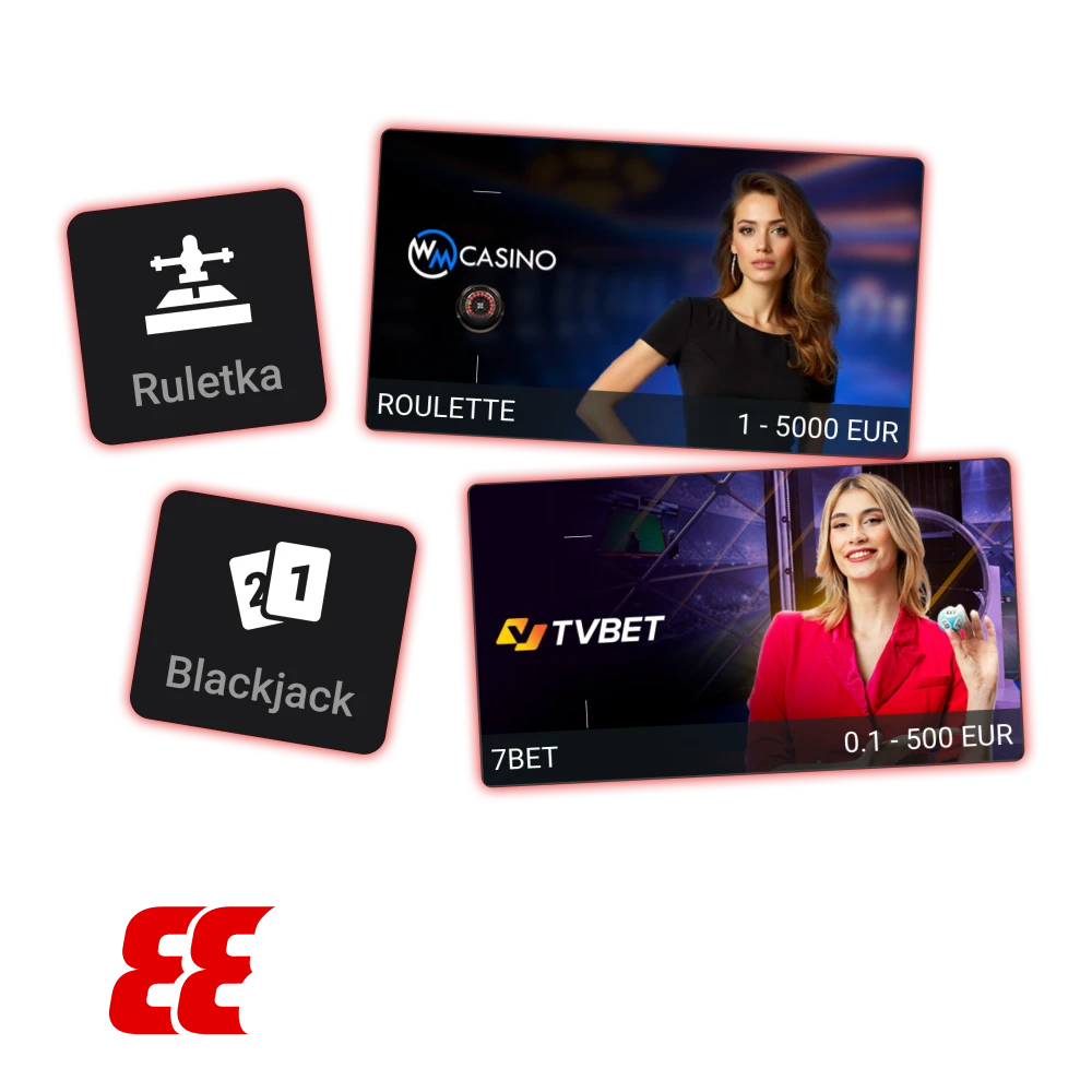 Wypróbuj stoły z prawdziwymi krupierami w kasynie na żywo 888Starz w Polsce.