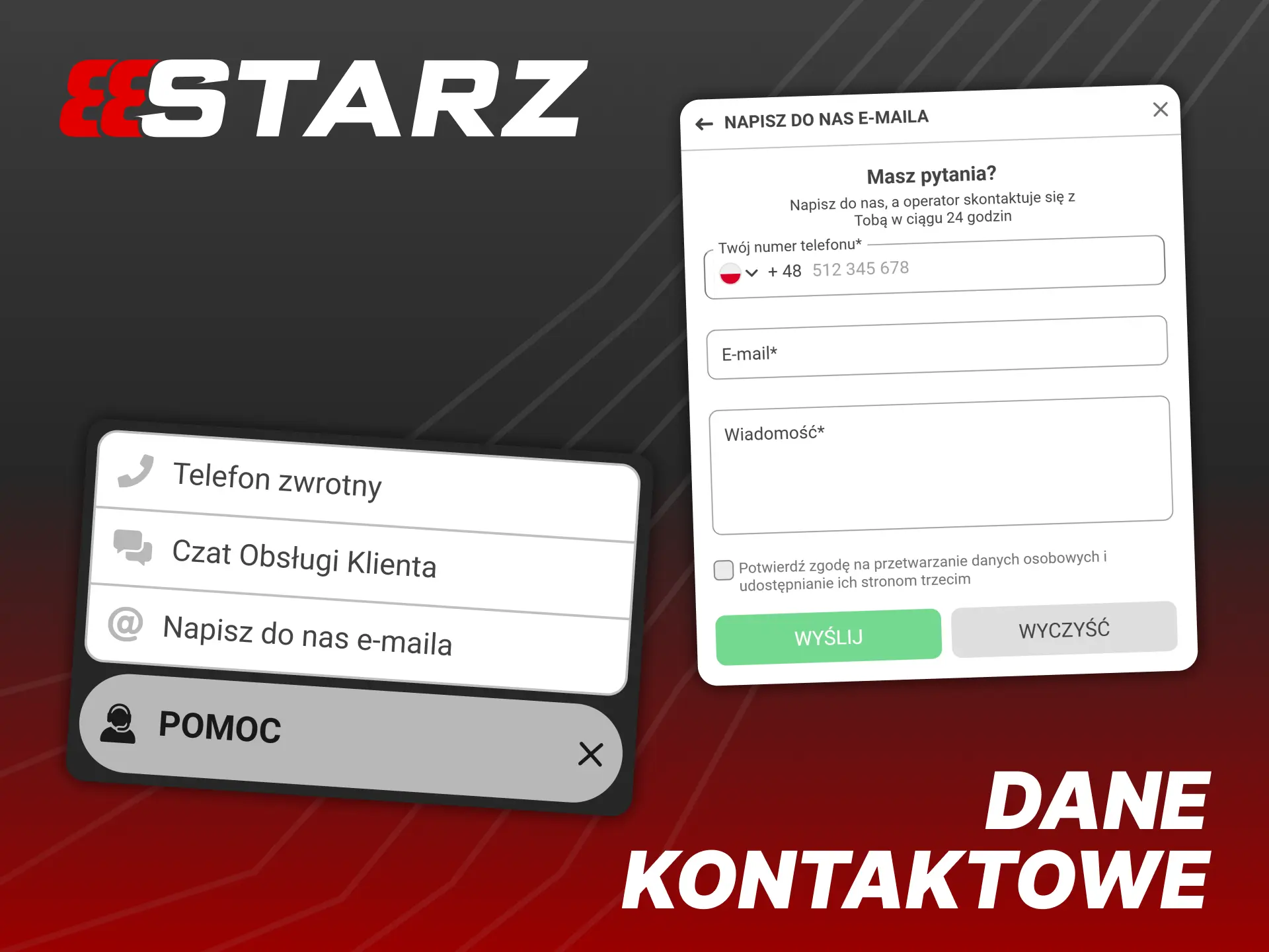 Możesz skontaktować się z zespołem wsparcia 888Starz na wiele różnych sposobów.