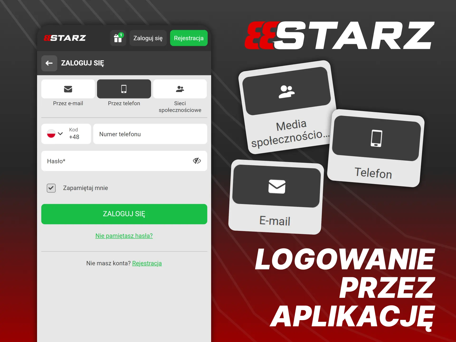 Możesz uzyskać dostęp do swojego konta w aplikacji 888Starz.