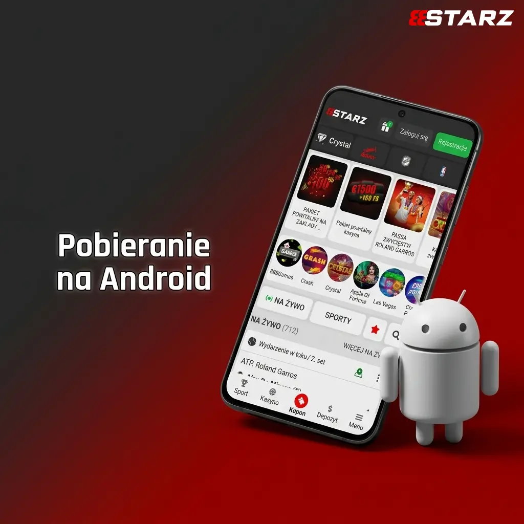 Instalacja 888starz na Androidzie – dodawanie ikony do ekranu głównego smartfona