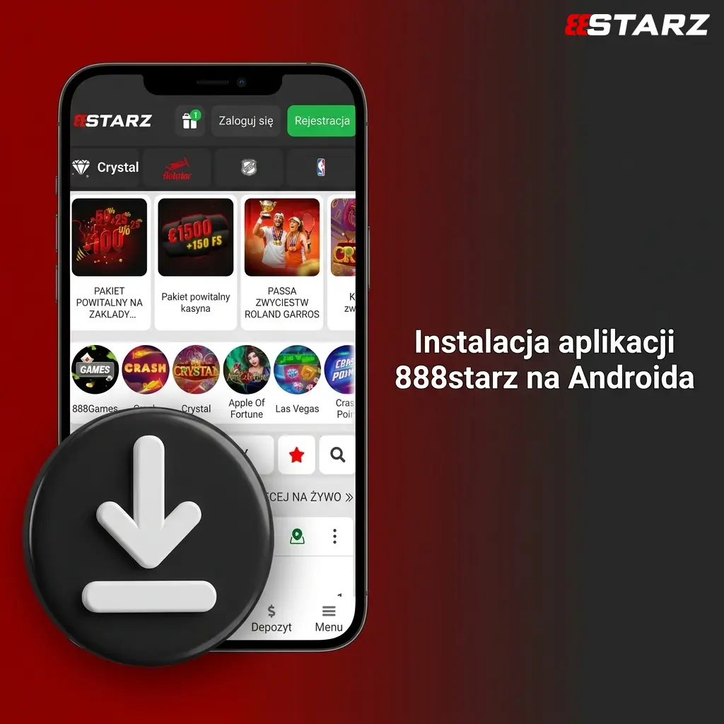 Instalacja aplikacji 888starz na Androida – kroki instalacji pliku APK na telefonie