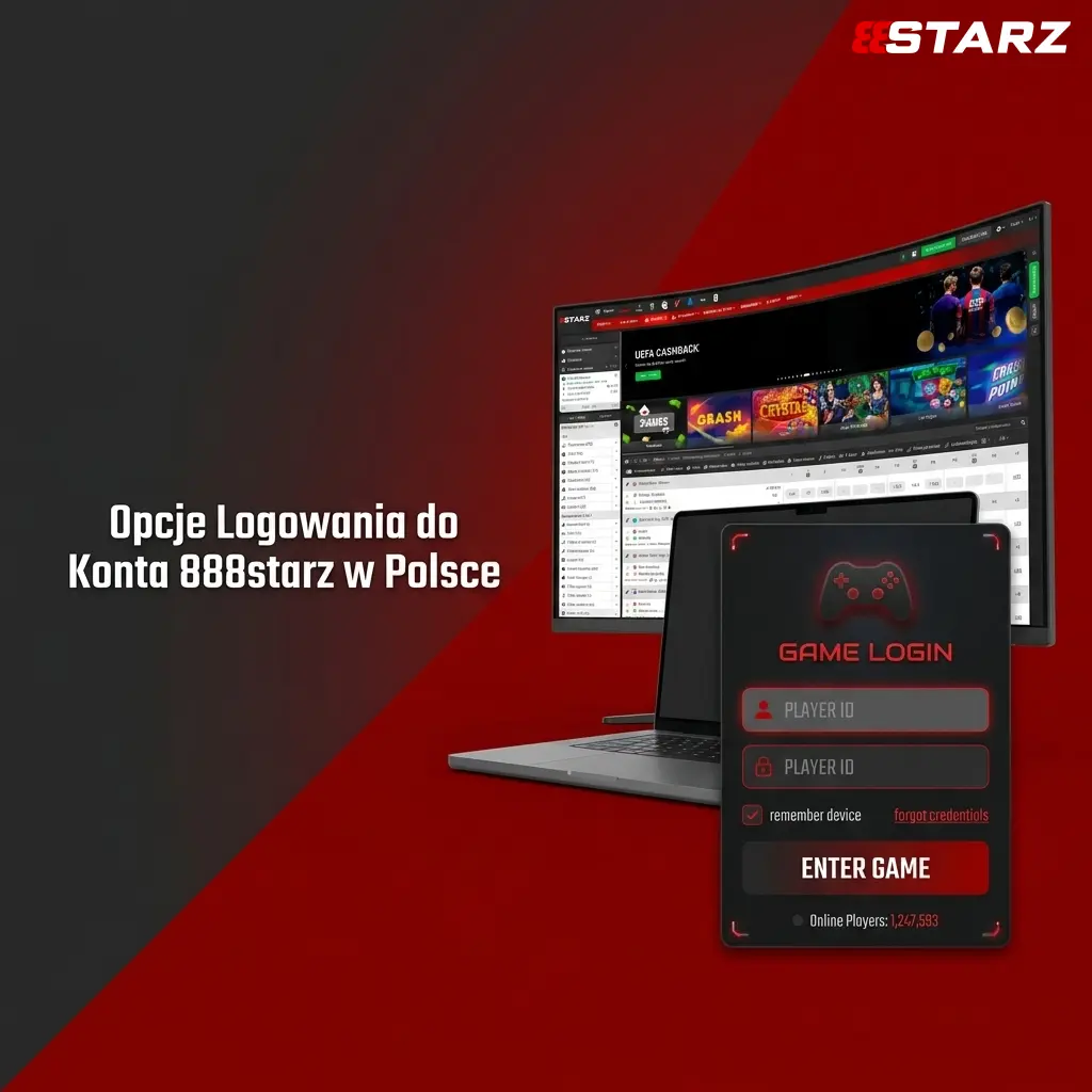 Opcje logowania do konta 888starz w Polsce: telefon, e-mail, Google i Telegram