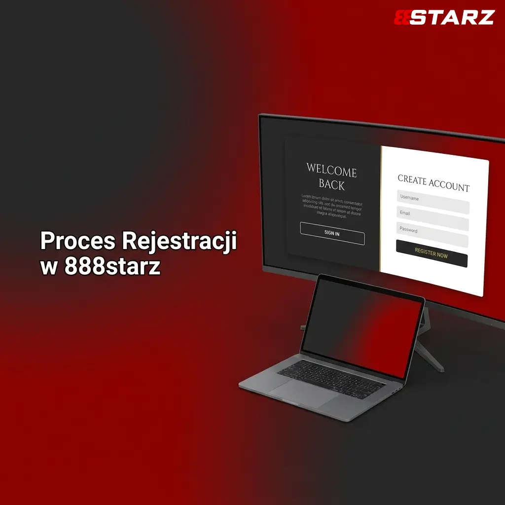 Proces rejestracji w 888starz – formularz zakładania konta z bonusem powitalnym 100% do 425 PLN