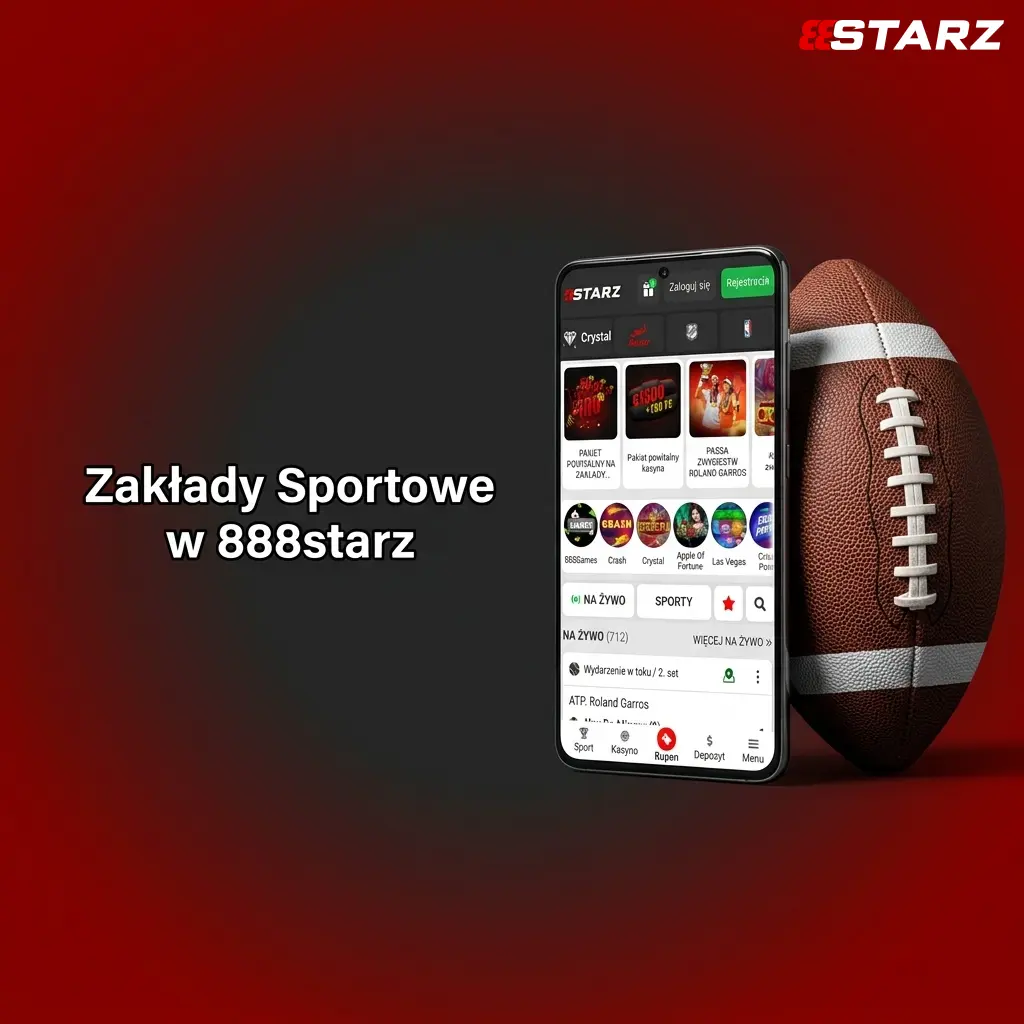 Zakłady sportowe 888starz – piłka nożna, koszykówka, tenis, esport i inne dyscypliny dla graczy z Polski